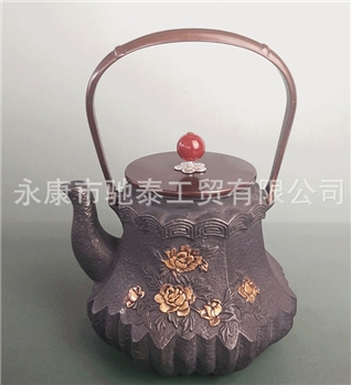 茶具 铸铁水壶 日本 南部 无涂层手工壶 送礼 收藏 烧水 一壶多用