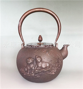 茶具 驰泰【小犬无猜-xqwc】茶壶 无涂层氧化壶 日本 南部老铁壶