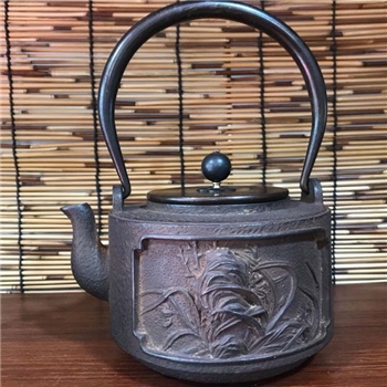 新兰花功夫铜茶壶 创意高档茶具老式养生煮茶壶批发