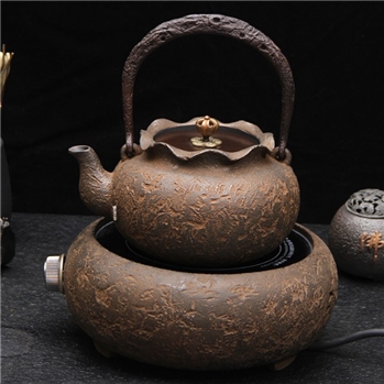 金义堂 海枯石烂功夫茶壶 纯手工复古养生茶壶中式开水煮茶泡茶壶